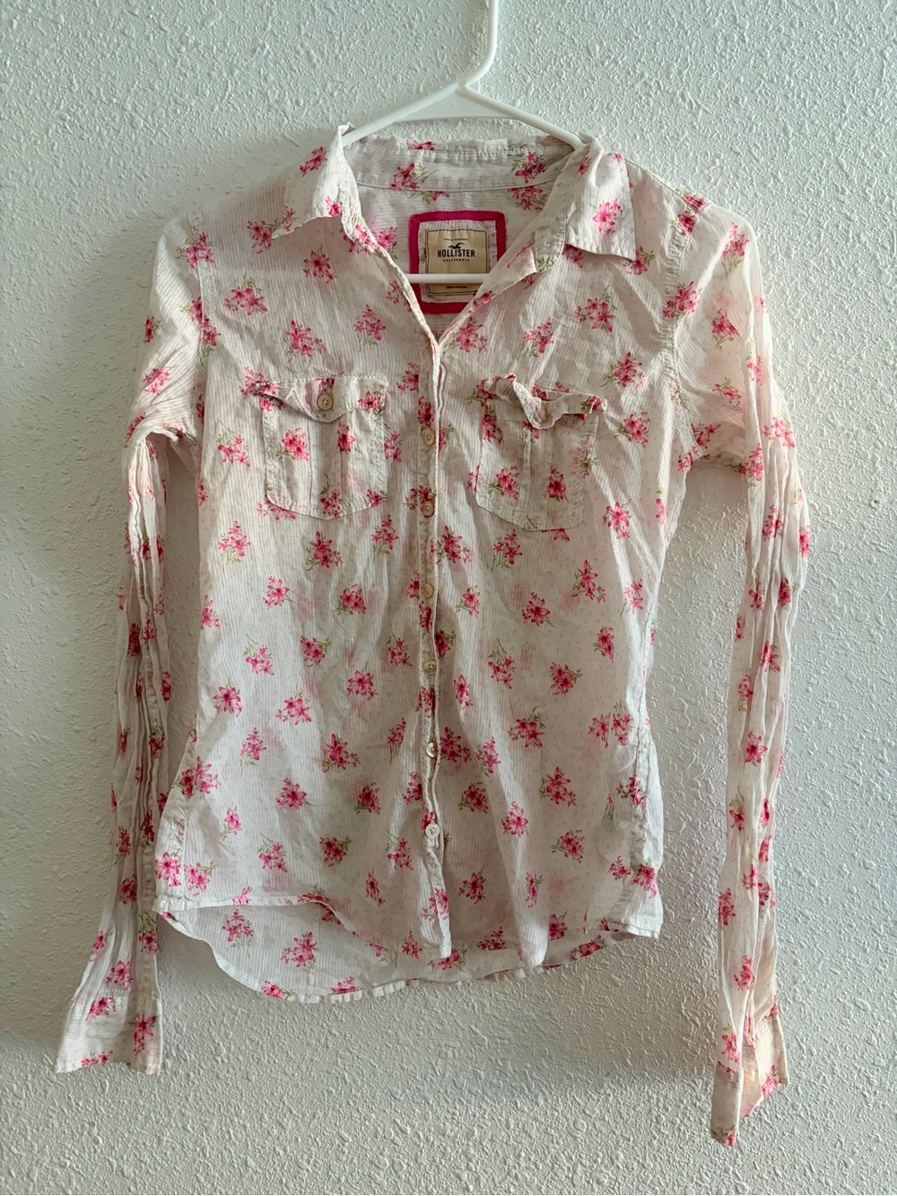 Hollister Y2K Flannel Button Up